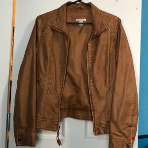 Women’s faux leather jacket